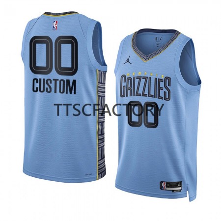 NBA Mænd Trøje Memphis Grizzlies Custom Jordan 2022-23 Statement Edition Blå Swingman NBA Mænd Trøje Memphis Grizzlies Custom Jordan 2022-23 Statement Edition Blå Swingman